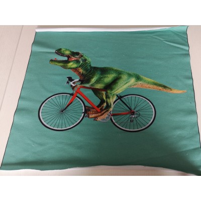 Motyvas "Dinozauras ant dviračio"